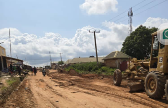 Cajaah Estate Residents Fix Bad Road After Repeated Appeals To FCT, AMAC Authorities
