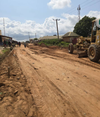Cajaah Estate Residents Fix Bad Road After Repeated Appeals To FCT, AMAC Authorities